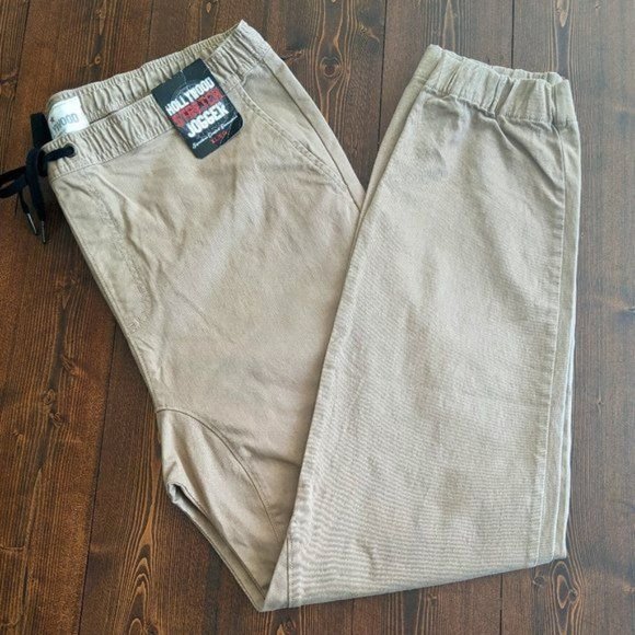NWT Men's Hollywood Stretch Jogger Khaki XL Signature Comfort - Picture 2 of 15